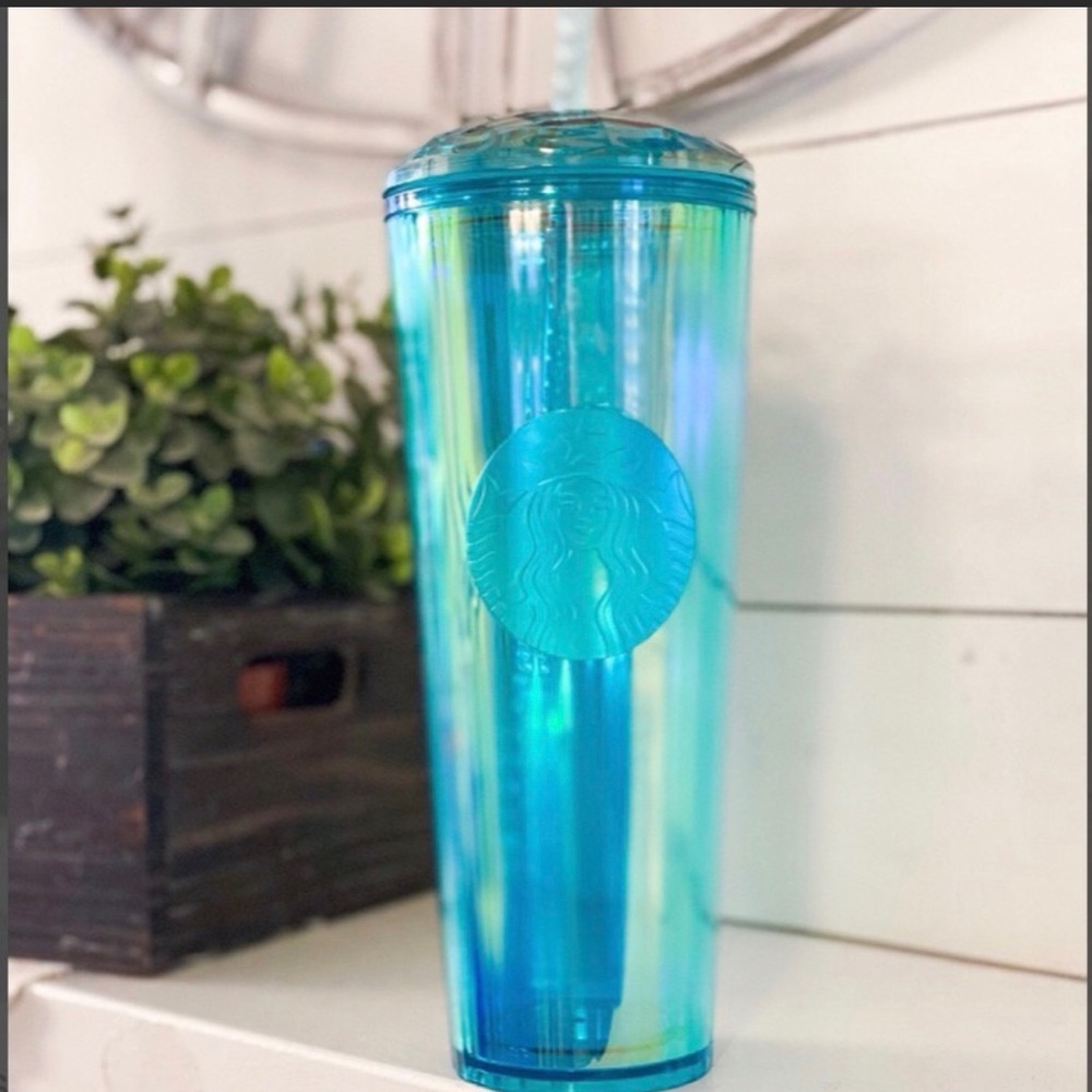 Starbucks Teal ‘Tiffany Blue’ Cup Summer 2021 Collection NWT